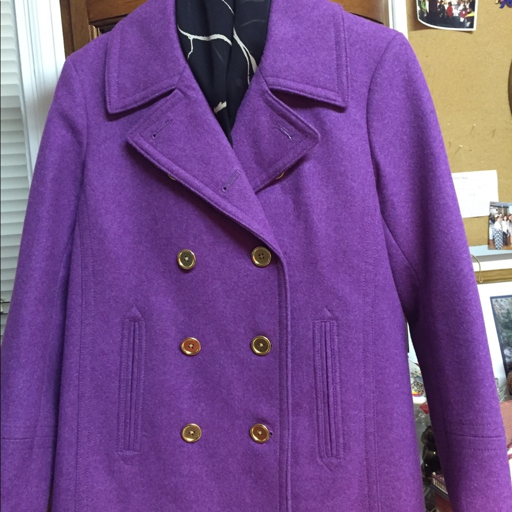 J.crew wool cashmere coat